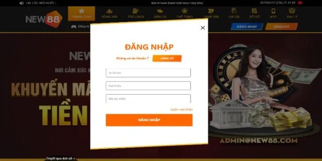 Lưu Ý Khi Đăng Nhập NEW88